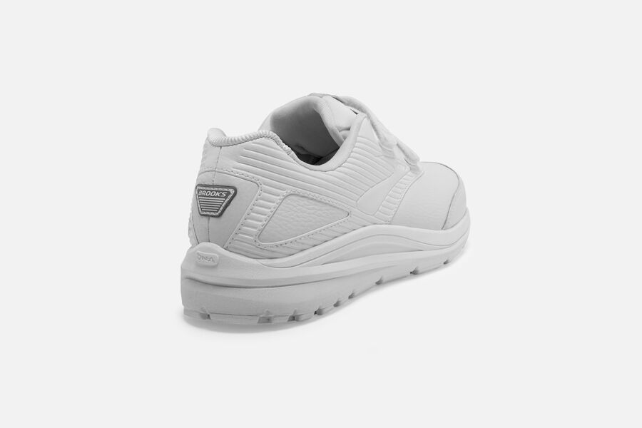 Addiction Walker V-Strap 2 Brooks Running Shoes NZ Womens - White - GIUAYS-028